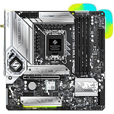 Mатеринська плата s1700 Intel B760 DP/HDMI/eDP 3xM .2 4xDDR5 2.5GbE LAN mATX  B760M STEEL LEGEND WIFI ASROCK (B760M STEEL LEGEND WIFI)