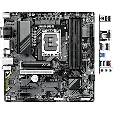 Mатеринська плата s1700 Intel B760 HDMI/2хDP/VGA 2 xM.2 2.5GbE LAN mATX  B760M DS3H GEN5 GIGABYTE (B760M DS3H GEN5)