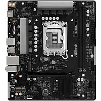 Mатеринська плата AsRock H810M-H (1851/H810, 2*DDR5, PCIex16, HDMI, 4xSATA, M.2, Glan, 7.1ch, mATX) (H810M-H)