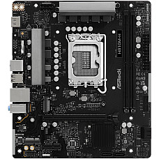 Mатеринська плата AsRock H810M-H (1851/H810, 2*DDR5, PCIex16, HDMI, 4xSATA, M.2, Glan, 7.1ch, mATX) (H810M-H)