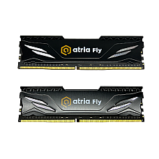Модуль пам'яті 32Gb DDR4 3600MHz  Atria Fly Black (2x16) UAT43600CL18BK2/32 ATRIA (UAT43600CL18BK2/32)