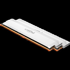 Модуль пам'яті Crucial Pro OC 64GB Kit (2x32GB) DDR5-6000 UDIMM CL40 White