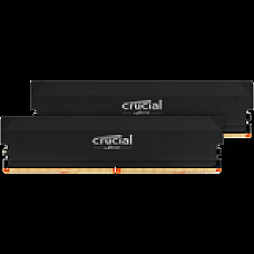 Модуль пам'яті Crucial Pro OC 64GB Kit (2x32GB) DDR5-6000 UDIMM CL40 Black