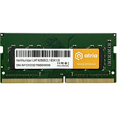 Модуль пам'яті для ноутбука SoDIMM DDR4 8GB 2666 MHz ATRIA (UAT42666CL19SK1/8)