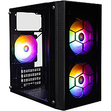 Корпус 1stPlayer X1-3F1 Black 600W