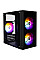 Корпус 1stPlayer X1-3F1 Black 600W
