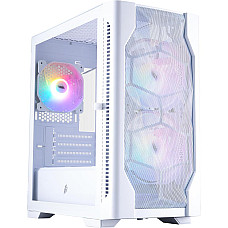 Корпус 1stPlayer D4-M-WH-2F1P-W-1F1-W White