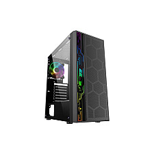 Корпус 2E GAMING Spero G2052 без БЖ 2xUSB3.0, 1xUSB2.0, 1x120мм ARGB, 2x120мм, VGA 345мм, LCS ready, TG Side Panel, ATX, чорний (2E-G2052)