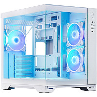 Корпус Chieftec VISIO GM-30W-TG-OP ATX, без БЖ, White (GM-30W-TG-OP)