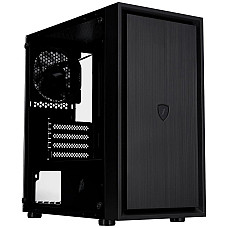 Корпус 1stPlayer B5-M-BK-3F Black без БЖ