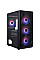 Корпус 1stPlayer FD3-M-BK-4F7 Black без БЖ