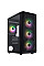Корпус 1stPlayer FD3-M-BK-4F7 Black без БЖ