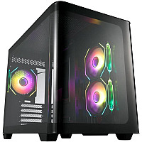 Корпус FSP S380-BA без БЖ mATX Black (S380-BA)