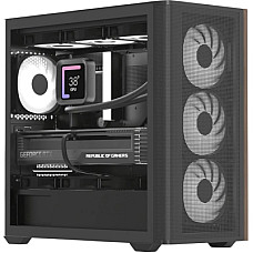 Корпус для ПК AeroCool D301A-G-BK-v2 Black (ACCS-DS03043.11)