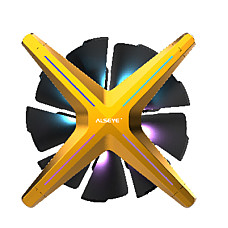 Кулер до корпусу Alseye X12 (Yellow Push) (AS.04.03.0028)