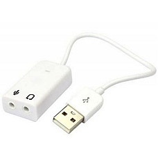 Звукова плата Dynamode USB 8(7.1) каналов 3D RTL (USB-SOUND7-WHITE)