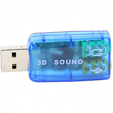 Звукова плата Dynamode USB 6(5.1) blue (USB-SOUNDCARD2.0 blue)