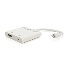 Конвертер Lighting (тато) на HDMI (тато) 10см, RED, 4K / 2K, BOX (1638904)