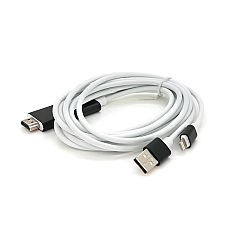 Конвертер Lighting (тато) на HDMI(тато) 1,8м, GOLD, 4K/2K, Пакет (1638956)