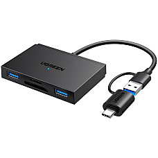 Card Reader USB 3.0 4-in-1,OTG USB-C/USB-A, SD/TF,  4-in-1 CM812 Ugreen (45167)