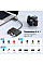 Card Reader USB 3.0 4-in-1,OTG USB-C/USB-A, SD/TF,  4-in-1 CM812 Ugreen (45167)