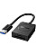 Card Reader USB 3.0 --> 2-слота SD/TF Card 0,15 м кабель CR127 Ugreen (20250)