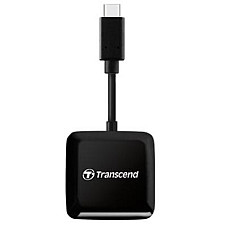 Зчитувач флеш-карт Transcend USB 3.2 Gen 1 Type-C SD/microSD Black (TS-RDC3) (1410915)