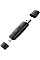 Зчитувач флеш-карт Ugreen USB-C + USB to TF/SD 3.0 CM304 black (80191)