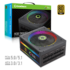 Блок живлення 1050W, 80 Gold,ARGB ring fan 140mm,f ully modularOPP, OVP, UVP, OCP, OTP, SCP RGB1050 PRO (ATX3.1 PCIe5.1) GAMEMAX (RGB1050 PRO (ATX3.1 PCIe5.1))