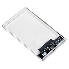 Кишеня зовнішня AgeStar 2.5", USB 3.2, 9.5 mm / 7 mm HDD/SSD, Transparent (3UB2P4C (Transparent))