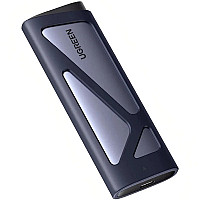 Кишеня зовнішня Ugreen USB 3.2 Gen 2 to M.2 NVMe/SATA 10Gbps UASP TRIM CM767 gray (15813)