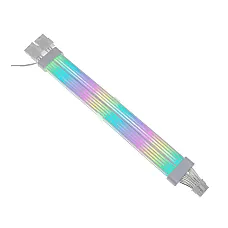 Кабель для ПК Qube RGB 12+4pin to 2x8pin VGA, White