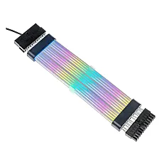 Кабель для ПК Qube RGB 24pin Female to Male, Black