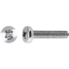 Гвинти DIN 7985 M4 x 35 cross flat zinc coated (94521)
