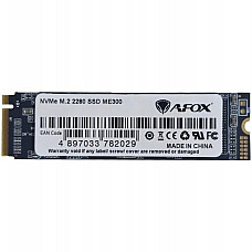 Накопичувач SSD 256Gb AFox ME300 M.2 2280 PCIe NVMe Gen 3x4 3D TLC NAND, Retail (ME300-256GN)