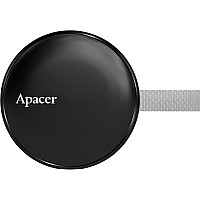 Накопичувач зовнішній SSD USB 1 TB Apacer Magnetic Portable AS725 Black (AP1TBAS725B-1)