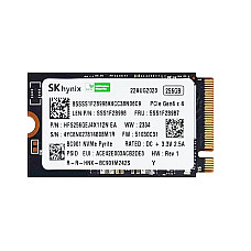 Накопичувач SSD  256GB SK hynix M.2 2242 NVMe PCIe 4.0 x4 (HFS256GEJ4X164N)