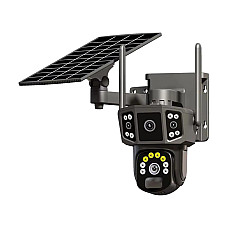 IP PTZ-відеокамера автономна з WiFi та сонячною панеллю 3Mp+3Mp Light Vision VLC-9230WIA/2C3S (Solar) f=4mm, на акумуляторних батареях