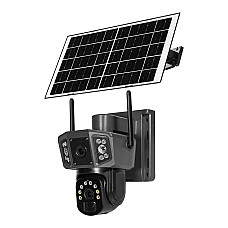 IP PTZ-відеокамера автономна з 4G та сонячною панеллю 3Mp+3Mp Light Vision VLC-9230IG/2C3S (Solar) f=4mm, на акумуляторних батареях