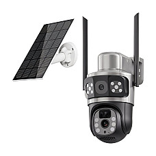 IP PTZ-відеокамера автономна з WiFi та сонячною панеллю 3Mp+3Mp Light Vision VLC-9430WIA/2C3S (Solar) f=4mm, на акумуляторних батареях