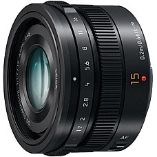 Об`єктив Panasonic Micro 4/3 Lens 15mm  f/1.7 ASPH Black (H-X015E9-K)