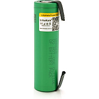 Акумулятор 18650 2600mah (2500-2600mah), 3.7V(2.75-4.2V), Green Liitokala (Lii-VTC5A-N)