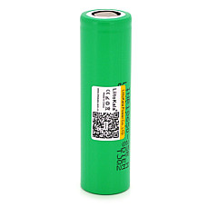 Акумулятор 18650 2500mAh (2450-2650mah), 3.7V (2.75-4.2V), green, PVC BOX Liitokala (Lii-25R)