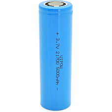 Акумулятор 21700 5000mAh, 3.7V, Blue, FlatTop Vipow (ICR21700-5000mAhFT / 31080)