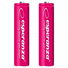 Акумулятор Esperanza AAA 1000mAh Ni-MH * 2 red (EZA101R)