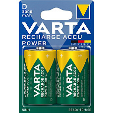 Акумулятор D (LR20) Power NI-MH 3000mAh * 2 Varta (56720101412)