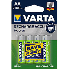 Акумулятор Varta Ready to Use AA/HR06 Ni-MH 2100 mAh BL 4шт