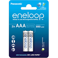 Акумулятори Panasonic Eneloop AAA/HR03 NI-MH 800 mAh BL 2 шт