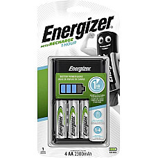 Зарядний пристрій Energizer Accu Recharge 1 HOUR AA/AAA Ni-Mh/Ni-Cd AA/HR06 2300mA BL 4шт