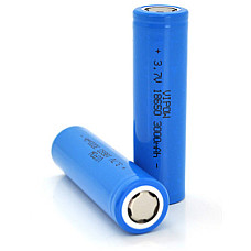 Акумулятор 18650 3000mAh, FlatTop, 3.7V, Blue Vipow (ICR18650-3000mAhFT)
